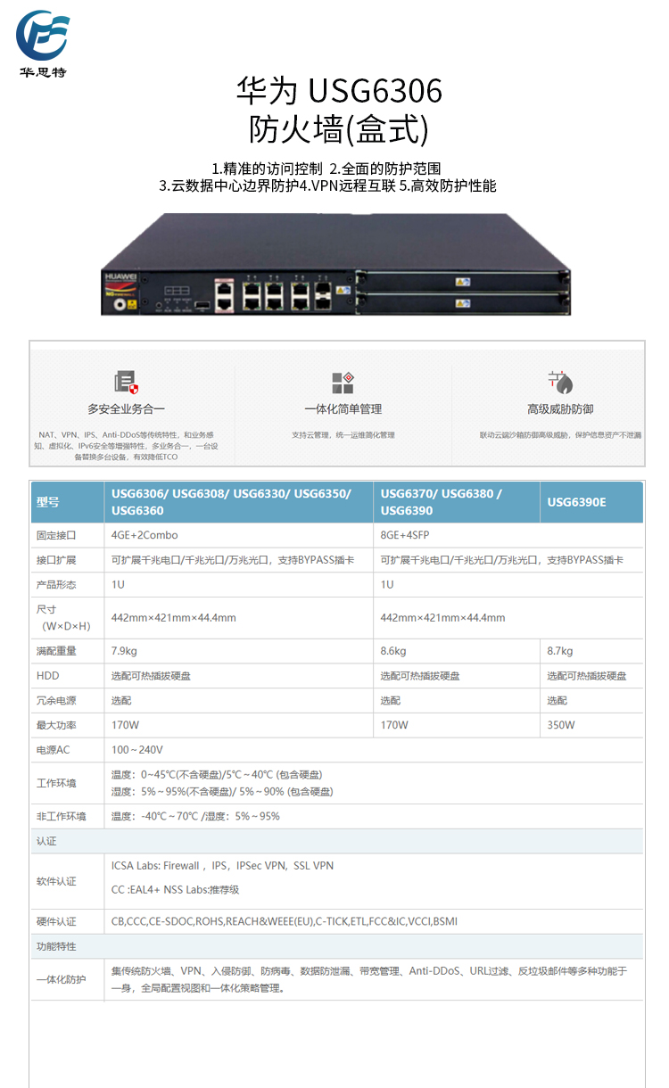 USG6306 詳情頁