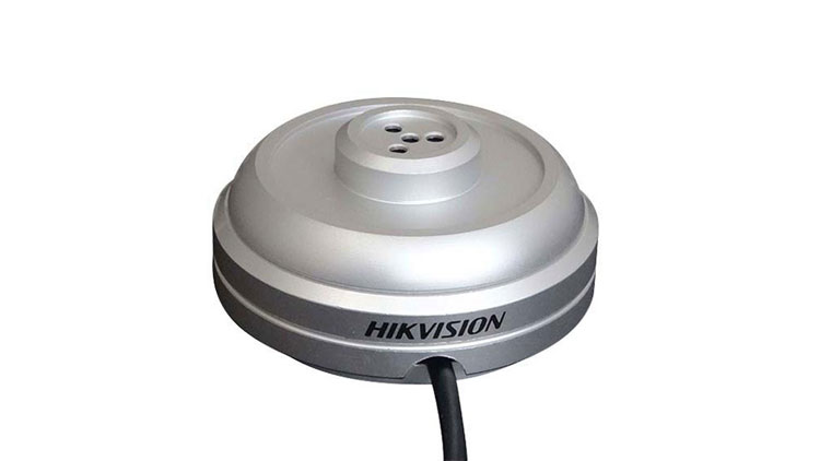 ?？低旽IKVISION DS-2FP1021監(jiān)控攝像頭拾音器 音頻槍機外接拾音器 高保真收音降噪攝像機專用拾音器