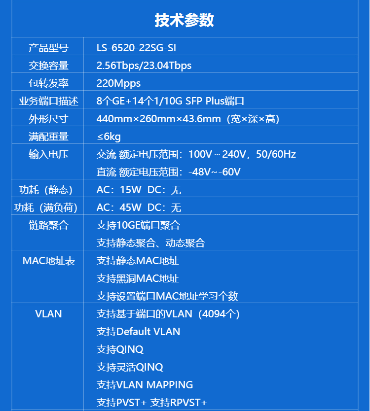 華三 22口企業(yè)萬兆交換機(jī)