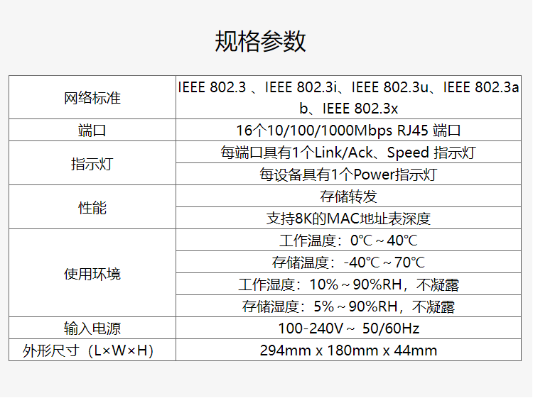 TP-LINK TL-SG1016DT 16口全千兆交換機