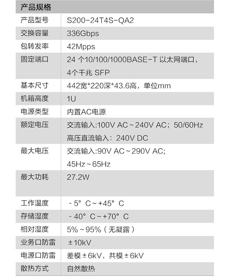 華為 S200-24T4S-QA2 企業(yè)交換機(jī)