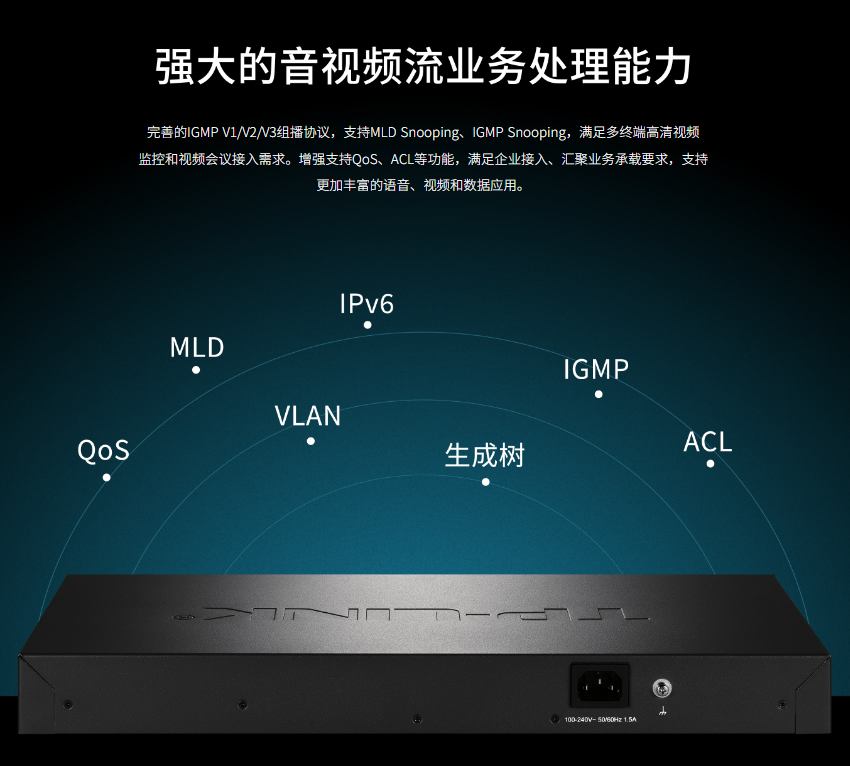 普聯(lián) TL-NS660-24F4T 萬兆上聯(lián)三層網(wǎng)管交換機(jī)