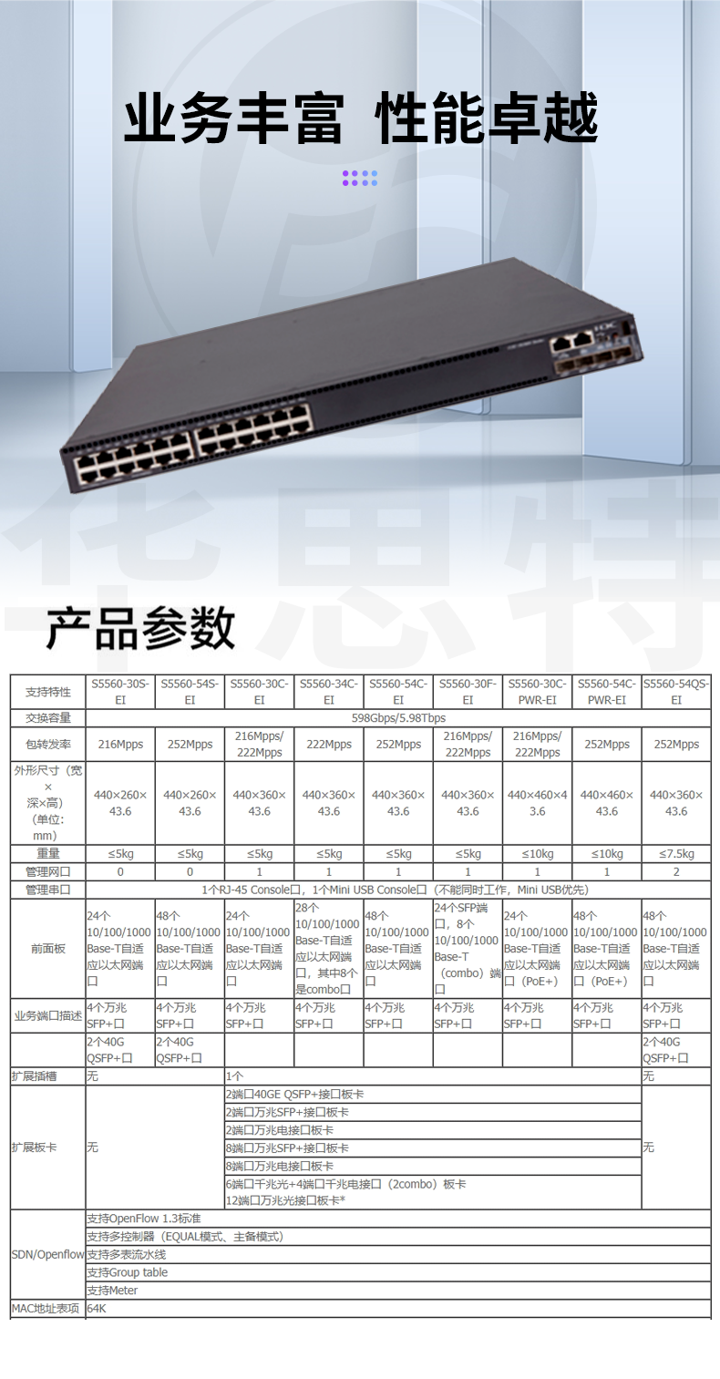 華三 LS-5560-30C-EI 企業(yè)級千兆交換機